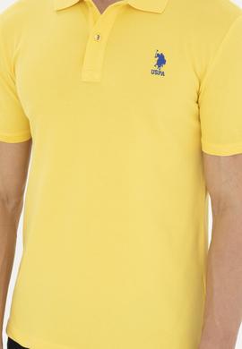 Erkek Açık Sarı Basic Tişört - 50250001001