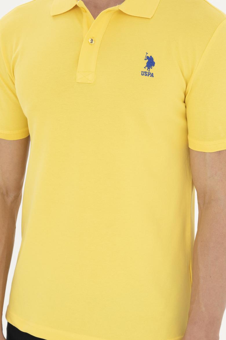 Erkek Açık Sarı Basic Tişört - 50250001001