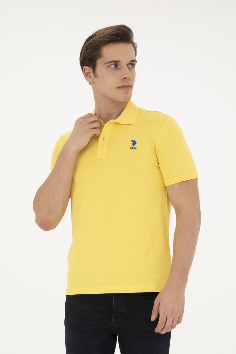 Erkek Açık Sarı Basic Tişört - 50250001001