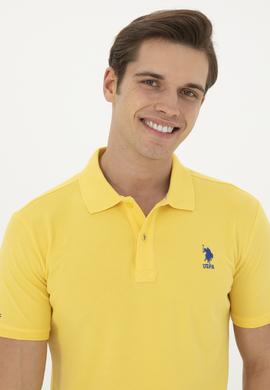 Erkek Açık Sarı Basic Tişört - 50250001001