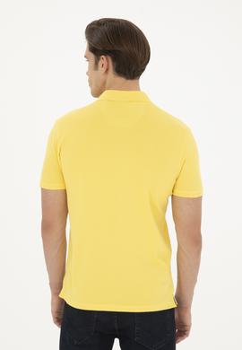 Erkek Açık Sarı Basic Tişört - 50250001001