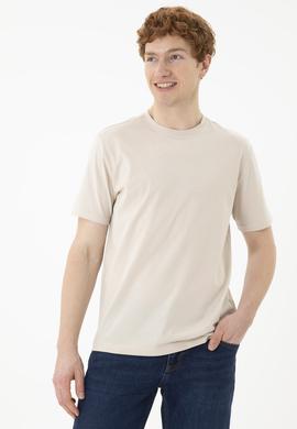 Erkek Taş Basic Tişört - 50284618107