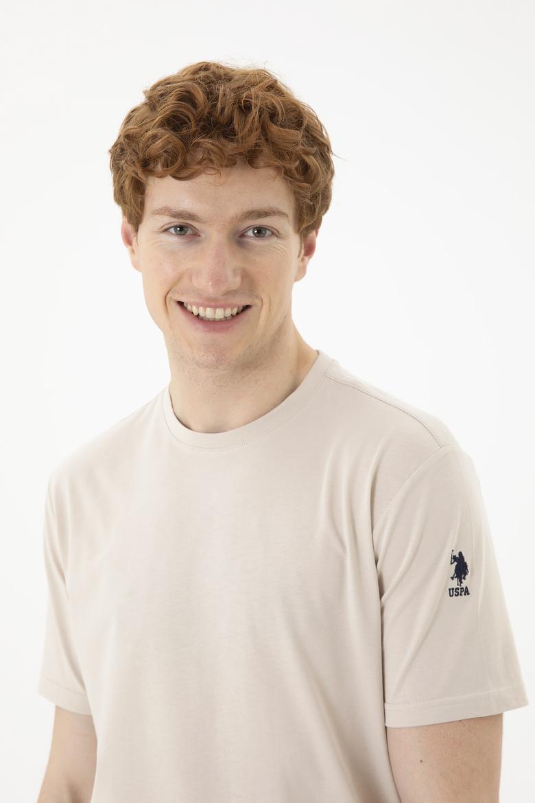 Erkek Taş Basic Tişört - 50284618107