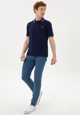 Erkek Lacivert Basic Tişört - 50284639024