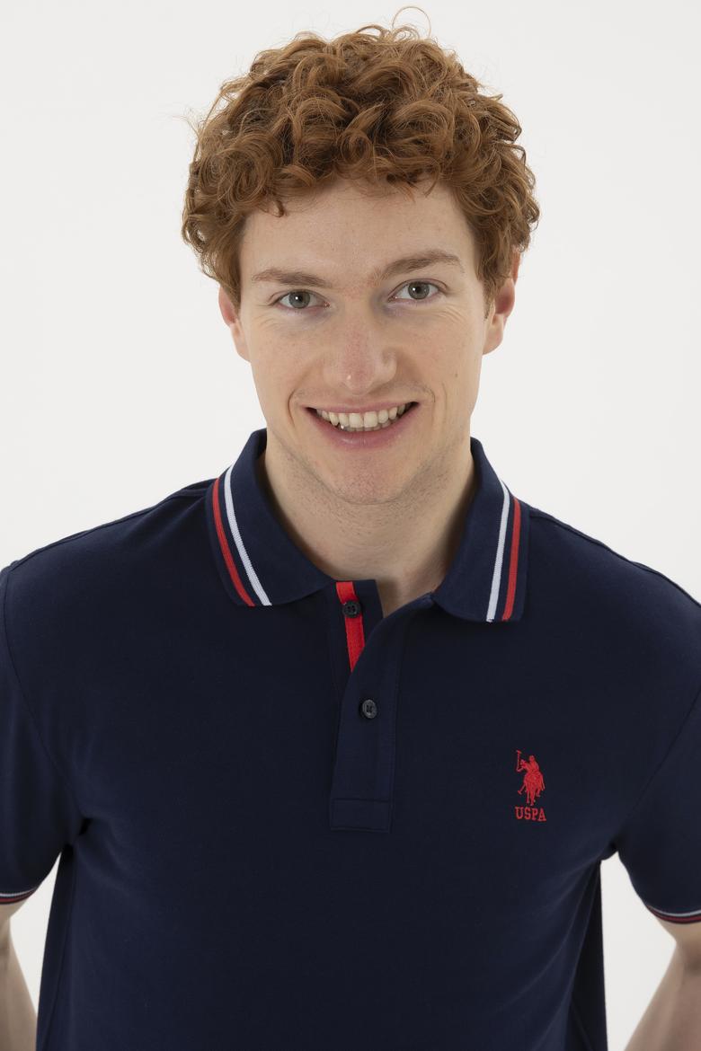 Erkek Lacivert Basic Tişört - 50284639024