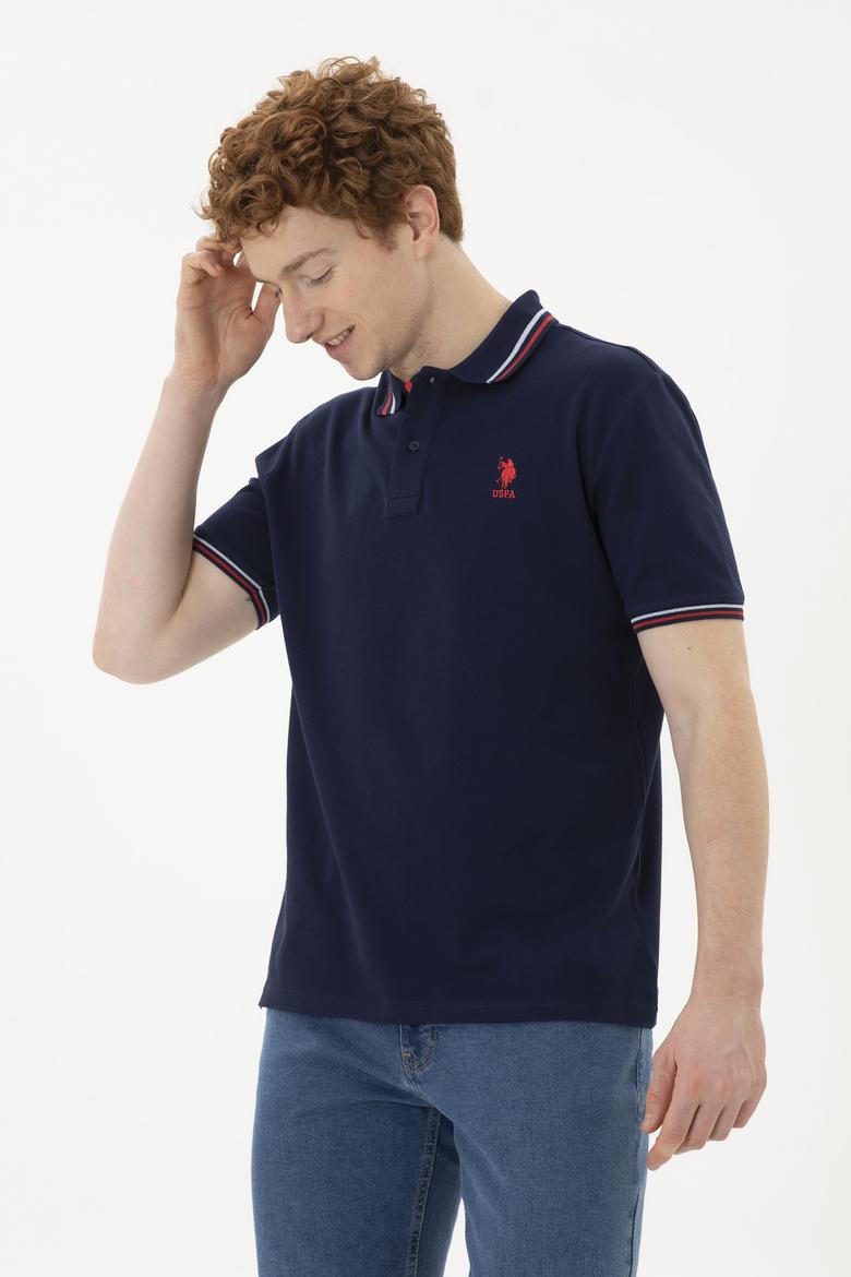 Erkek Lacivert Basic Tişört - 50284639024