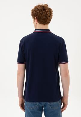 Erkek Lacivert Basic Tişört - 50284639024