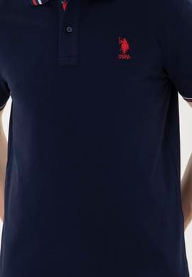 Erkek Lacivert Basic Tişört - 50284639024