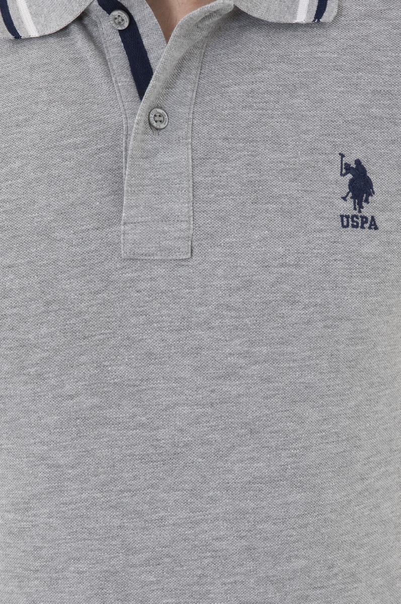 Erkek Gri Melanj Basic Tişört