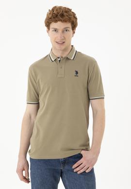 Erkek Haki Basic Tişört - 50284639181