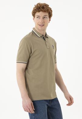 Erkek Haki Basic Tişört - 50284639181