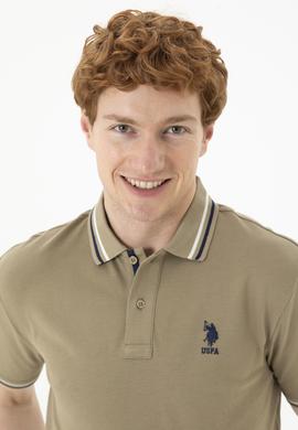 Erkek Haki Basic Tişört - 50284639181