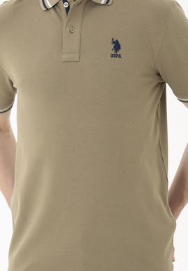 Erkek Haki Basic Tişört - 50284639181