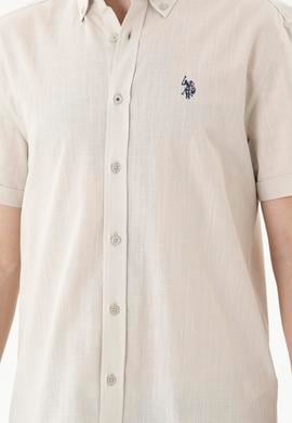 Erkek Taş Kısa Kollu Gömlek - 50288646025