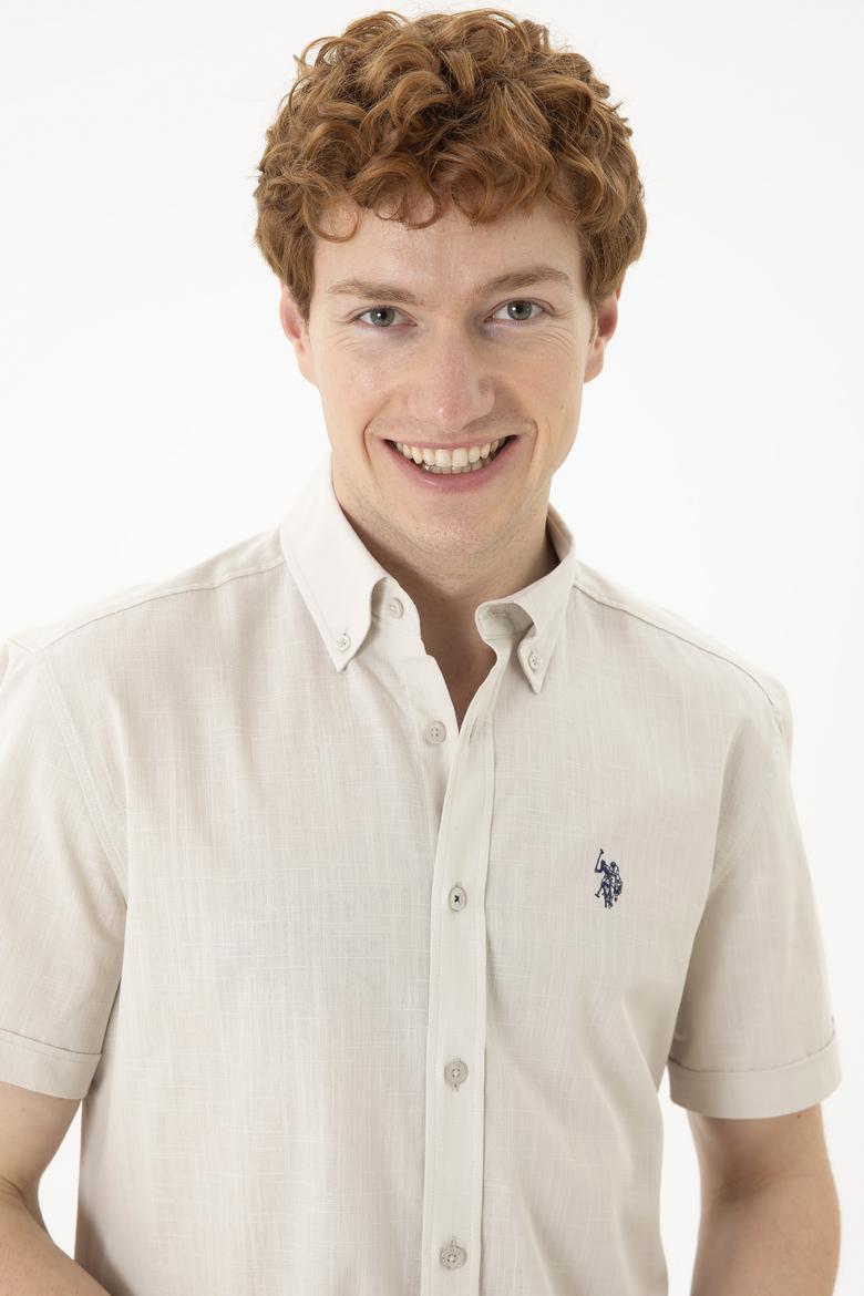 Erkek Taş Kısa Kollu Gömlek - 50288646025