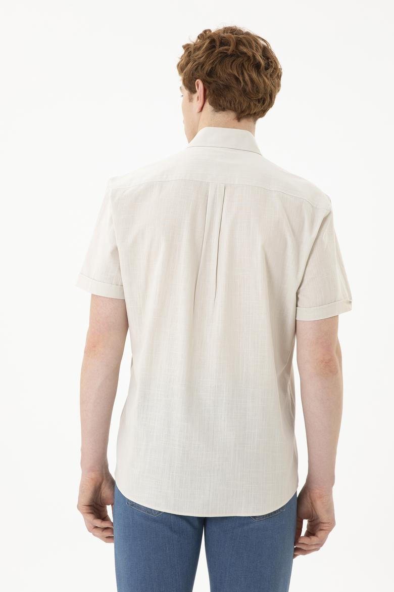 Erkek Taş Kısa Kollu Gömlek - 50288646025