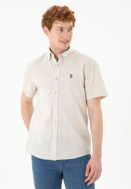 Erkek Taş Kısa Kollu Gömlek - 50288646025