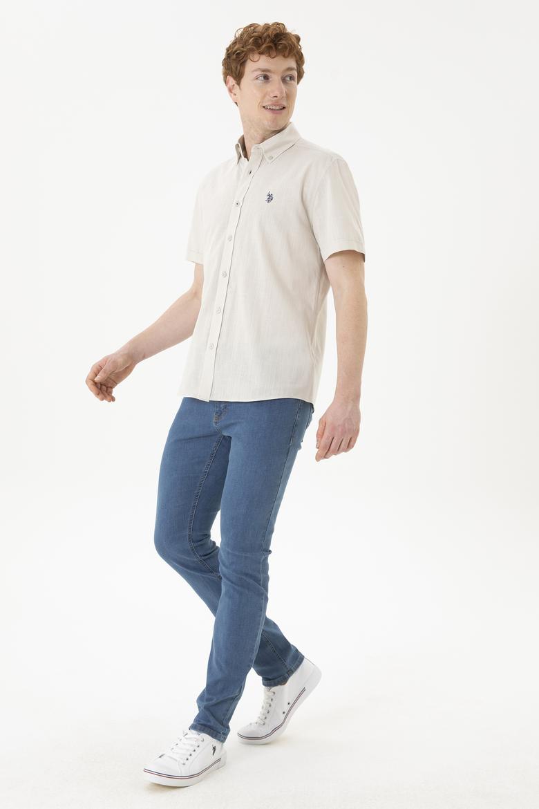 Erkek Taş Kısa Kollu Gömlek - 50288646025