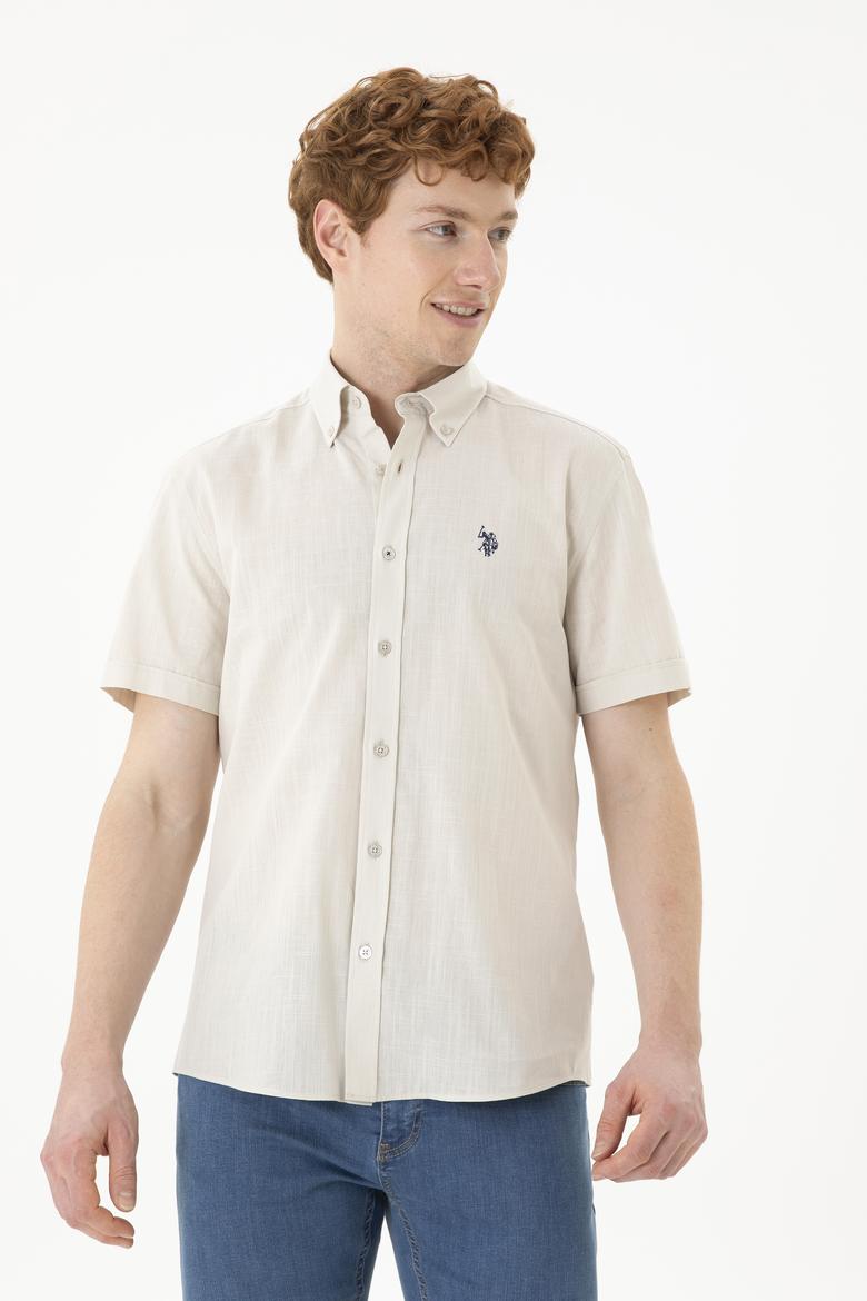 Erkek Taş Kısa Kollu Gömlek - 50288646025