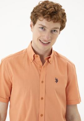 Erkek Kiremit Kısa Kollu Gömlek - 50288646043