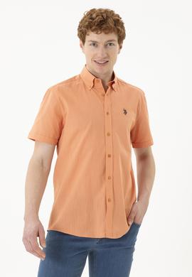 Erkek Kiremit Kısa Kollu Gömlek - 50288646043