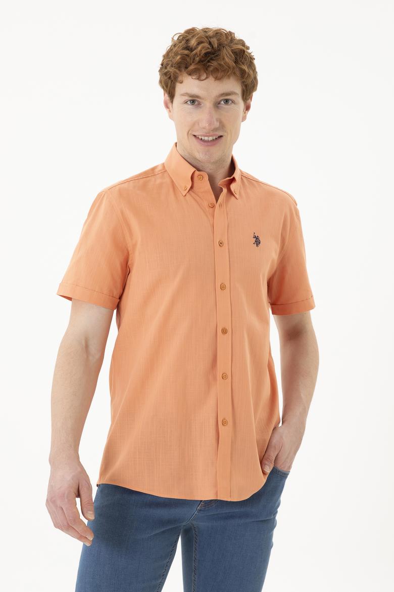 Erkek Kiremit Kısa Kollu Gömlek - 50288646043