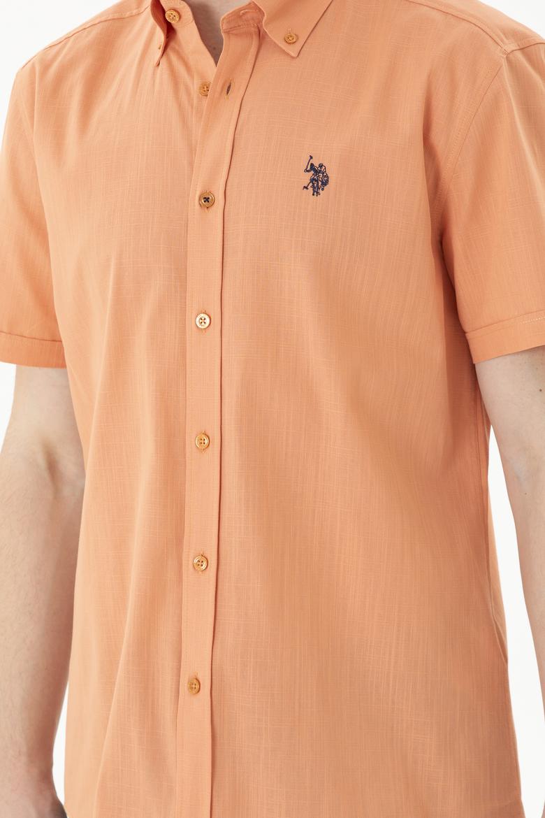 Erkek Kiremit Kısa Kollu Gömlek - 50288646043