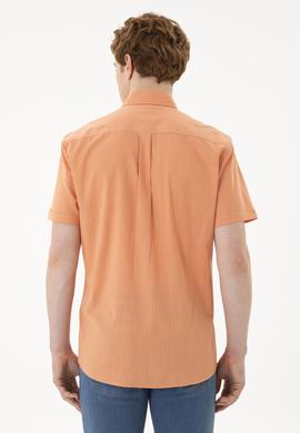 Erkek Kiremit Kısa Kollu Gömlek - 50288646043