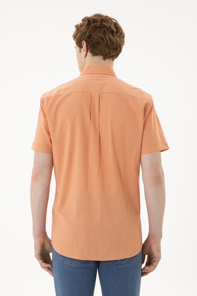 Erkek Kiremit Kısa Kollu Gömlek - 50288646043