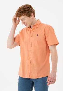 Erkek Kiremit Kısa Kollu Gömlek - 50288646043