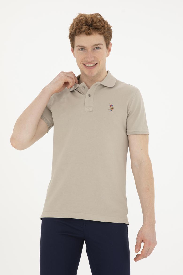 Erkek Haki Basic Tişört - 50267944040