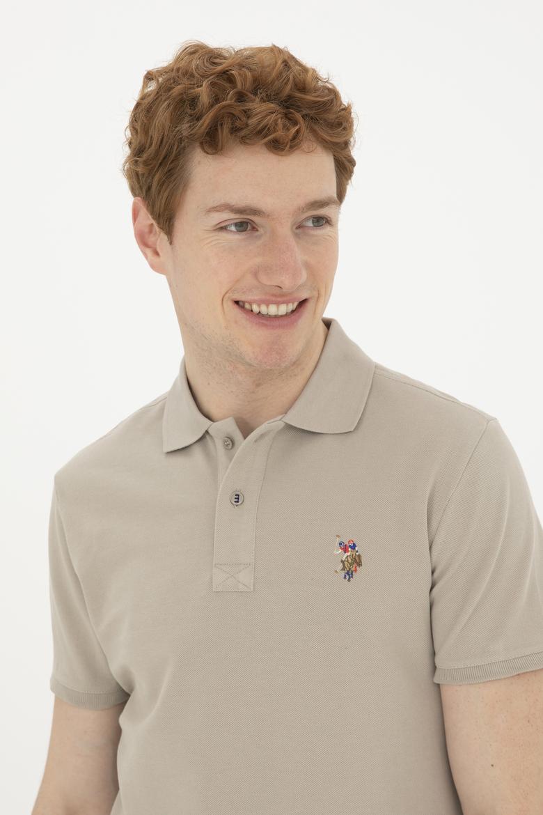 Erkek Haki Basic Tişört - 50267944040