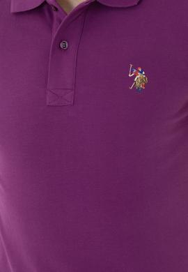 Erkek Mor Basic Tişört - 50267944080