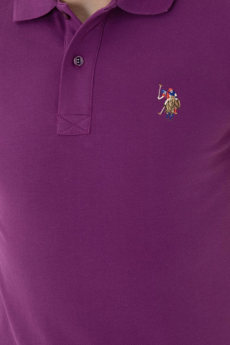 Erkek Mor Basic Tişört - 50267944080