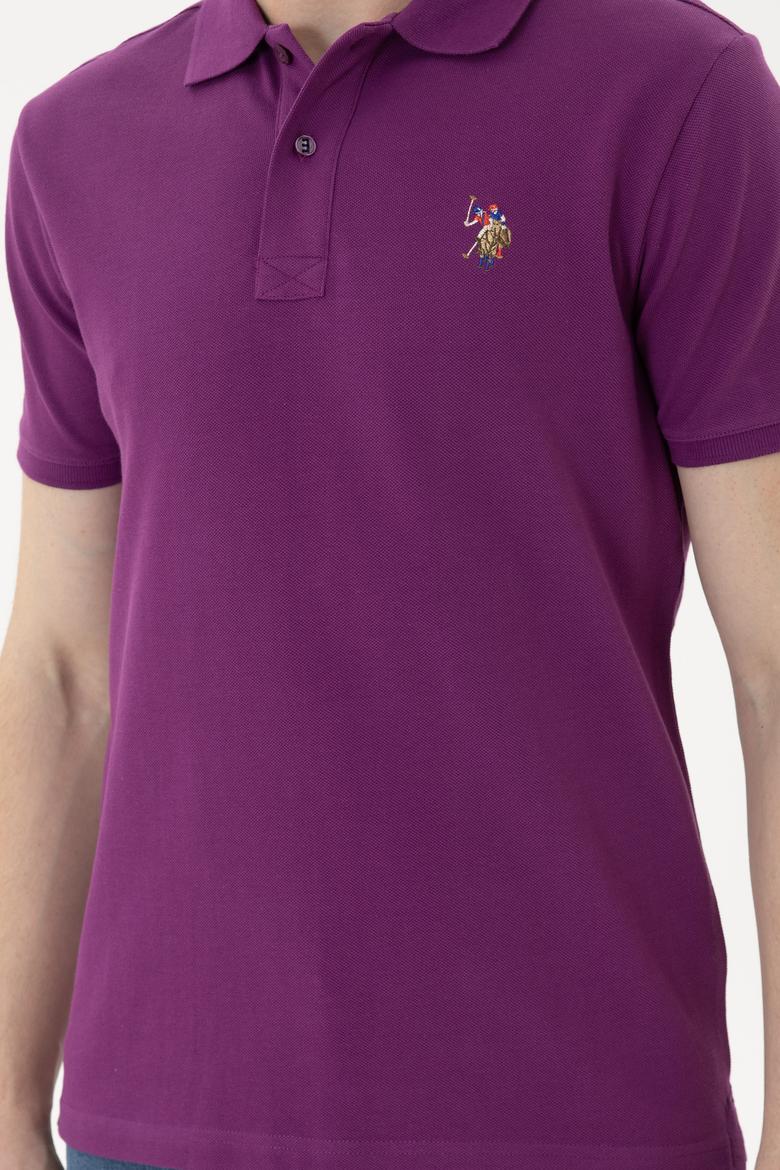 Erkek Mor Basic Tişört - 50267944080