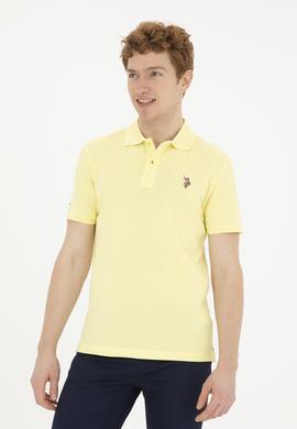 Erkek Açık Sarı Basic Tişört - 50267944100