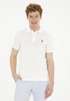 Erkek Ekru Basic Tişört - 50267944130