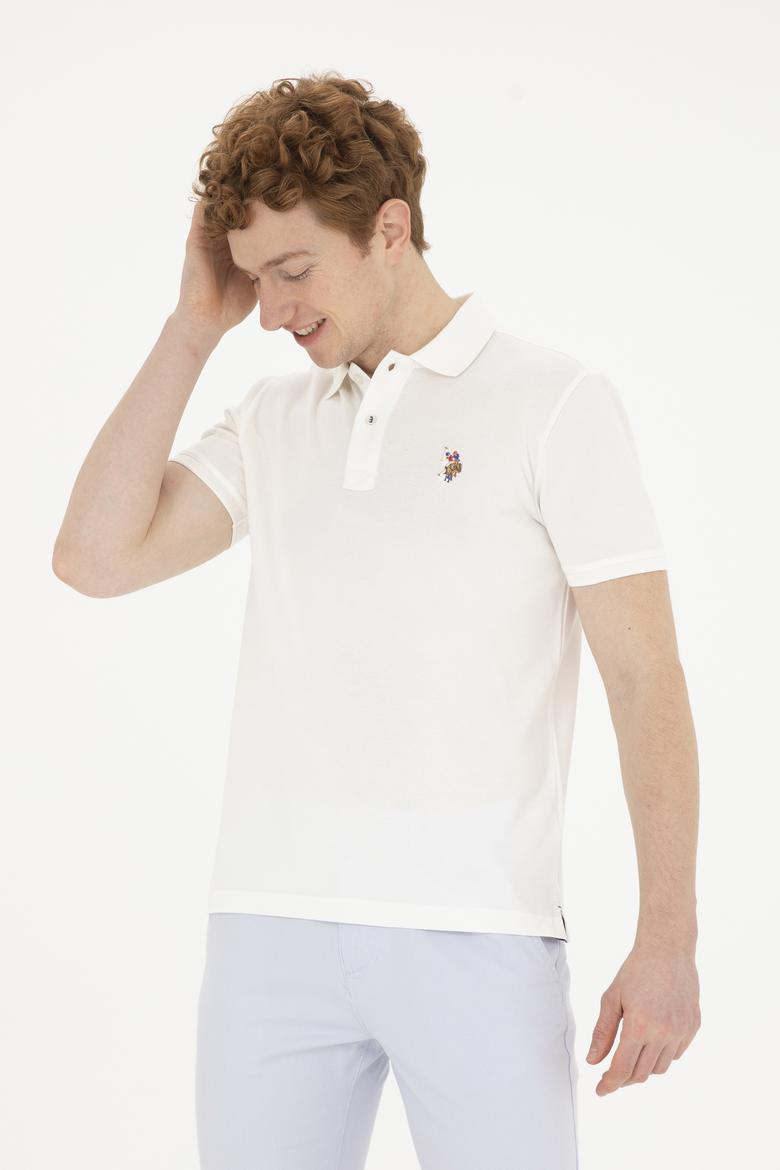 Erkek Ekru Basic Tişört - 50267944130