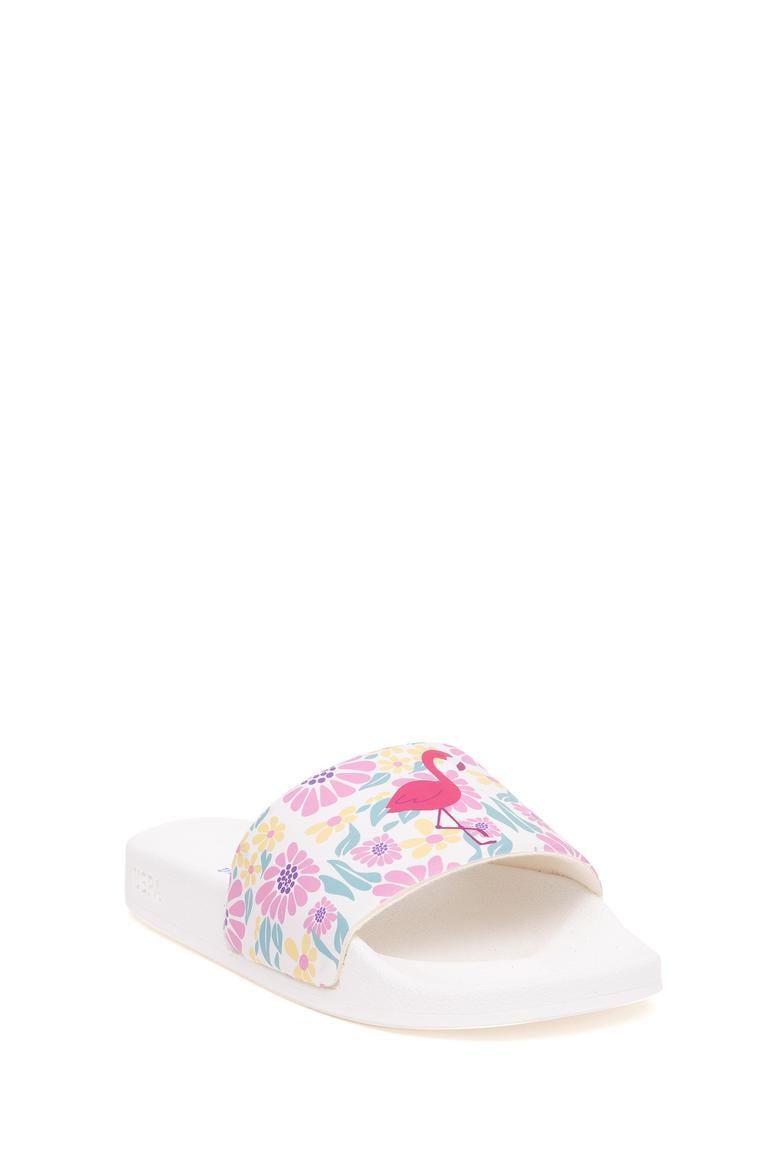 Kız Çocuk Beyaz Terlik - 50287258011