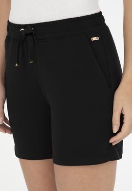 Kadın Siyah Örme Şort - 50285885029