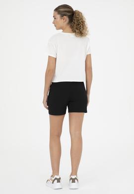 Kadın Siyah Örme Şort - 50285885029