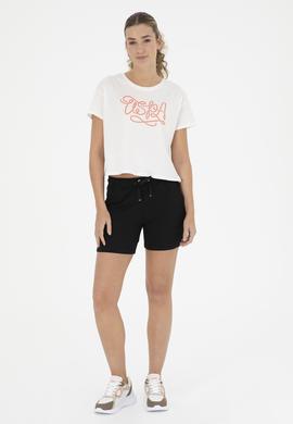 Kadın Siyah Örme Şort - 50285885029