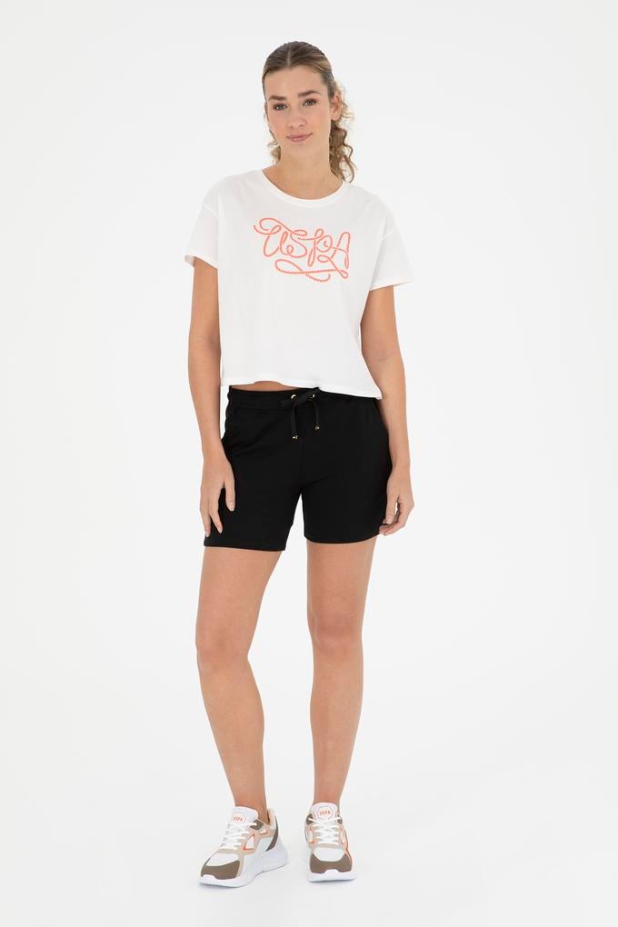 Kadın Siyah Örme Şort