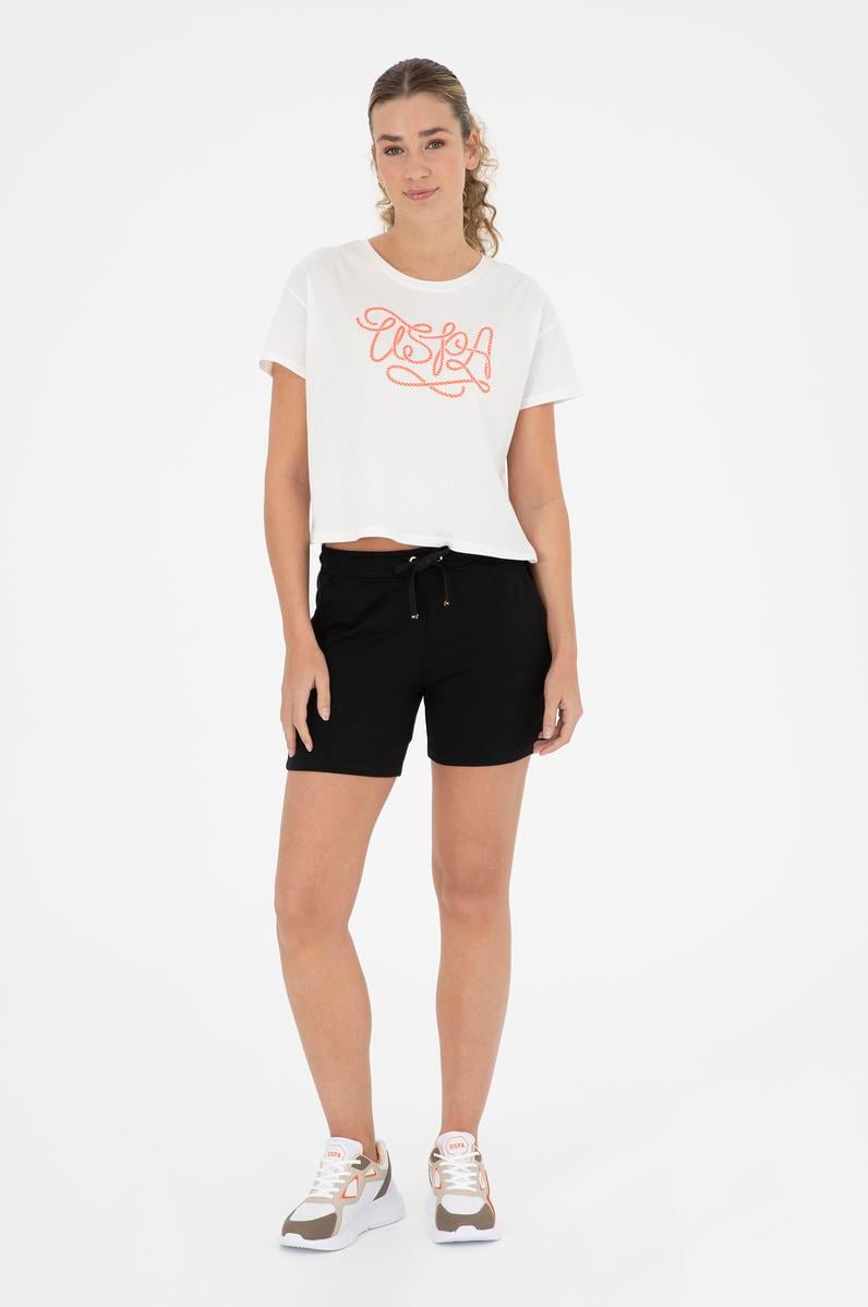 Kadın Siyah Örme Şort