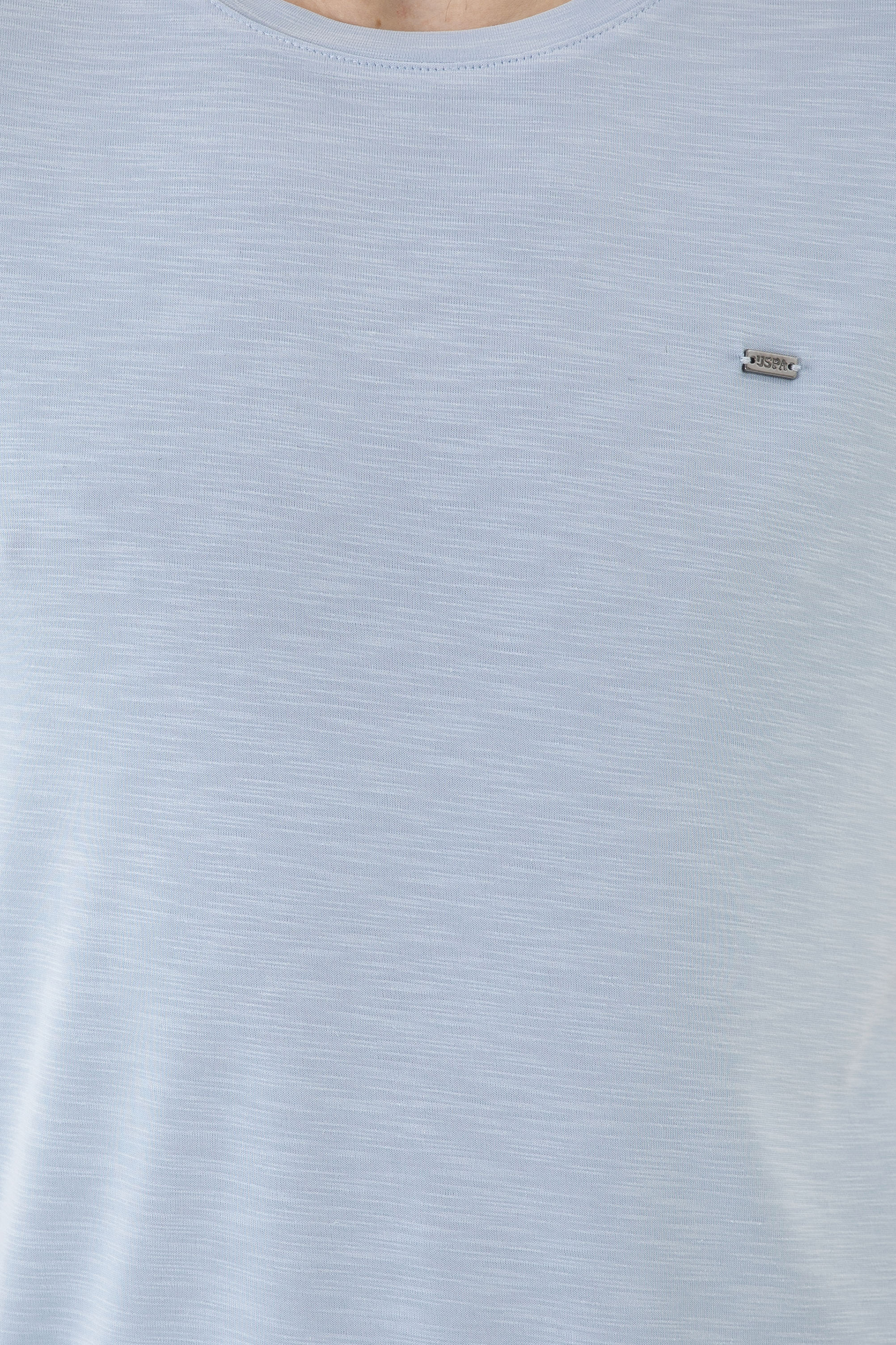 Erkek Açık Mavi Basic Tişört