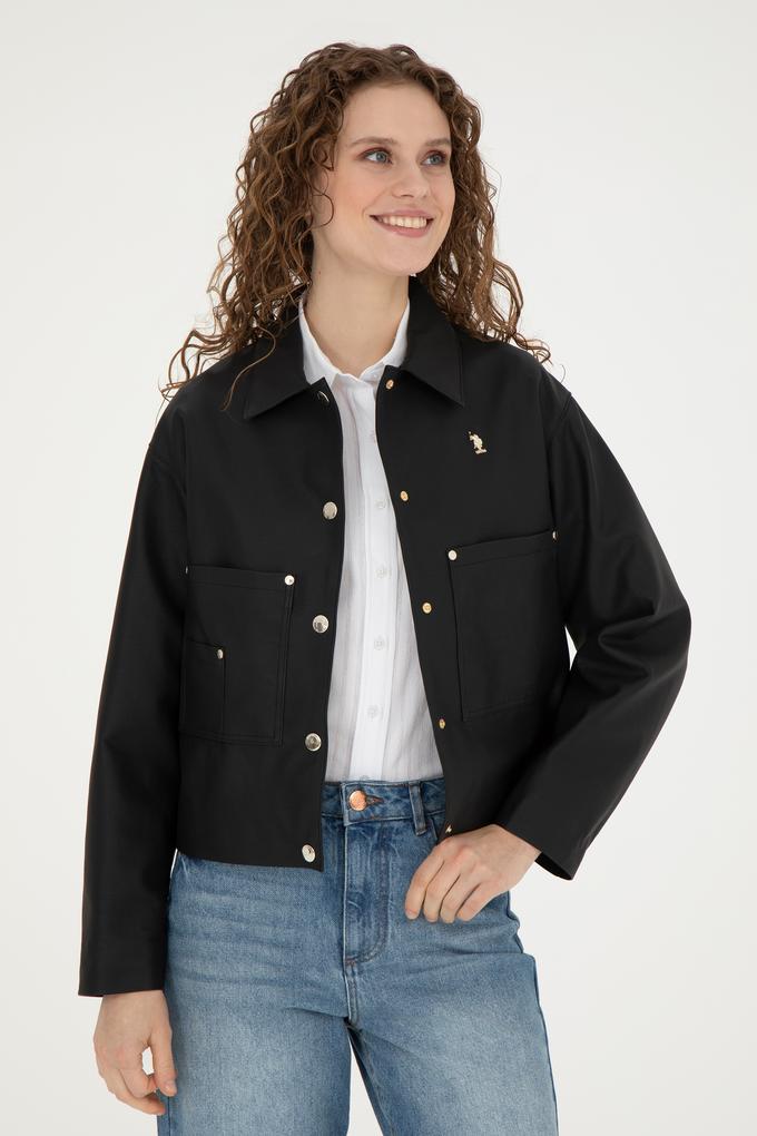 Kadın Siyah Deri Ceket