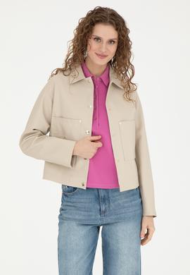 Kadın Taş Deri Ceket - 50288622012