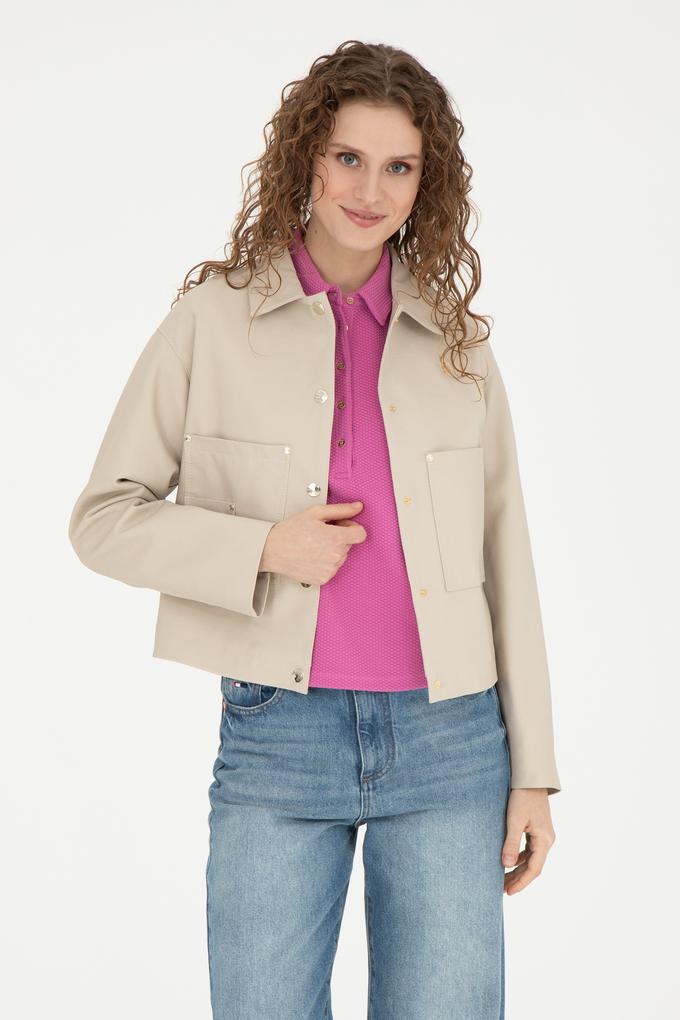 Kadın Taş Deri Ceket