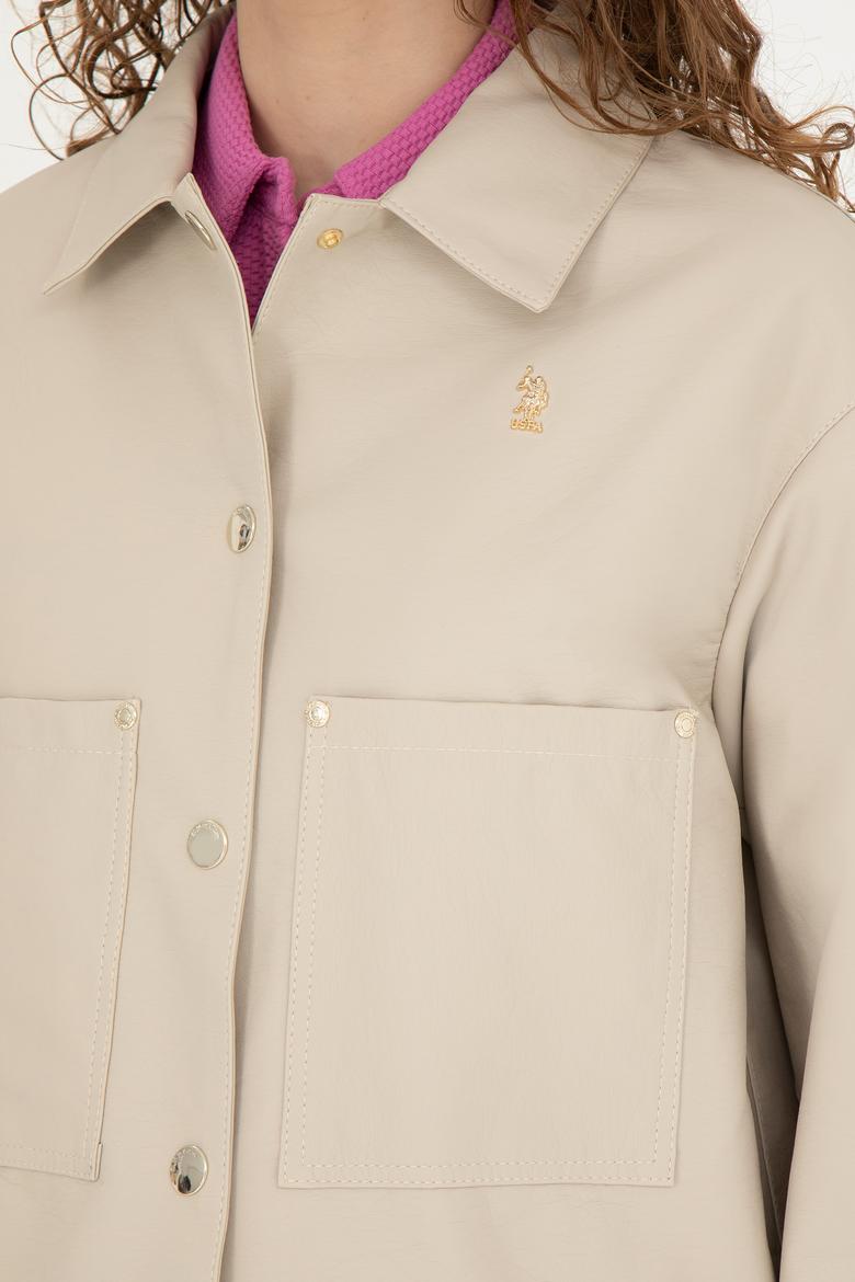 Kadın Taş Deri Ceket - 50288622012