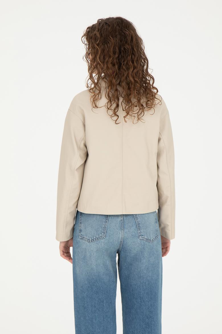 Kadın Taş Deri Ceket - 50288622012